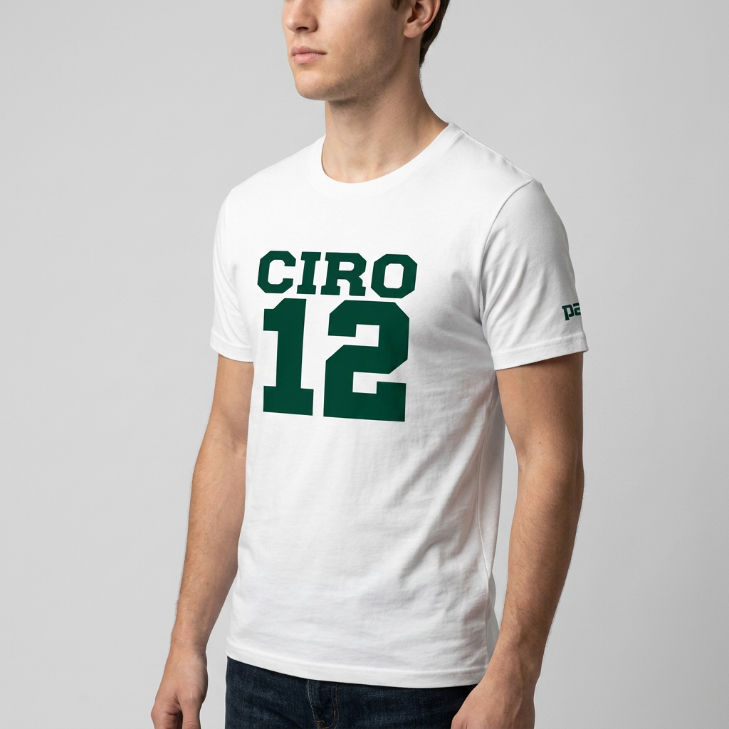 Camiseta Ciro 12 Branca Branca - foto 2