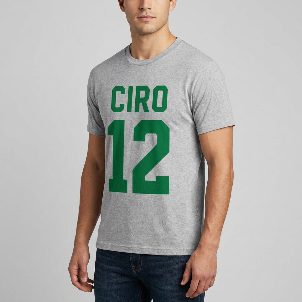 Camiseta Ciro 12 Mescla Cinza mescla - foto 2