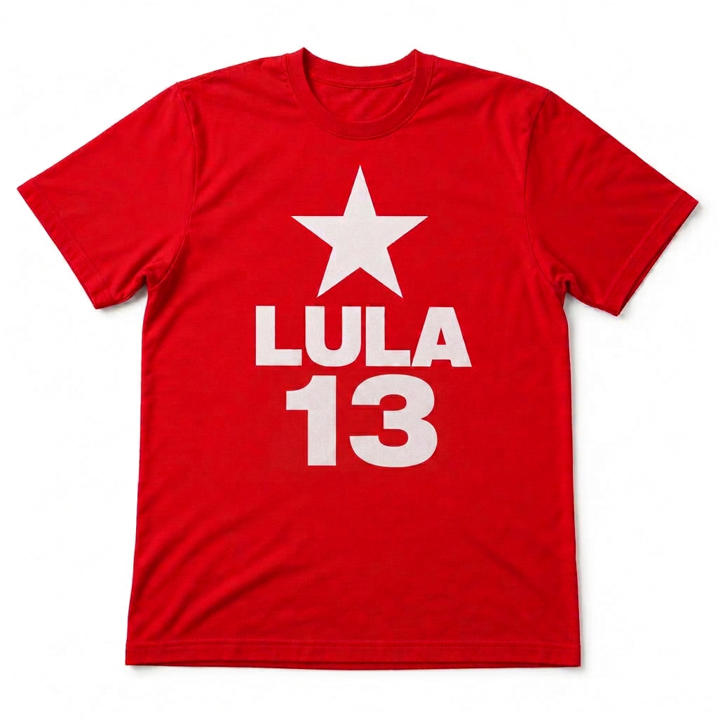 Camiseta Lula 13 Vermelha - foto 2