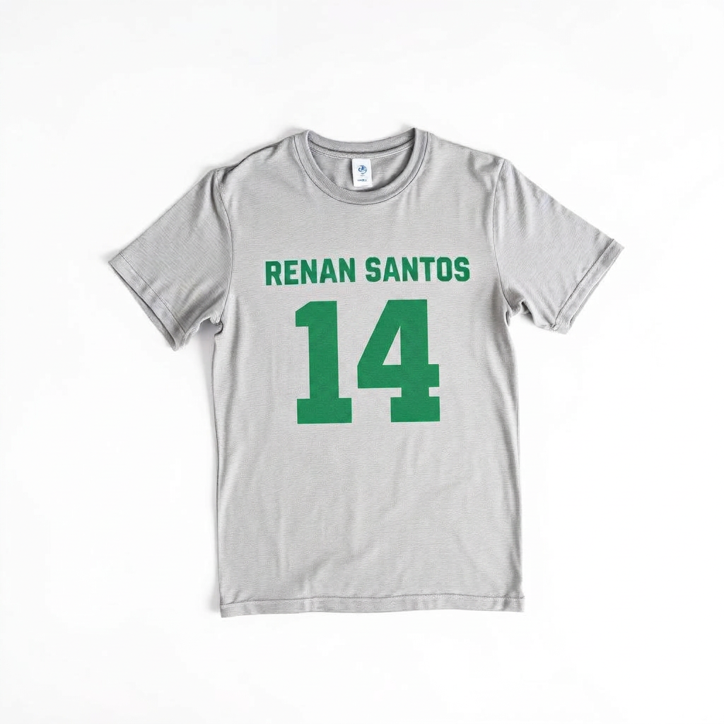 Camiseta Renan Santos 26 Cinza mescla
