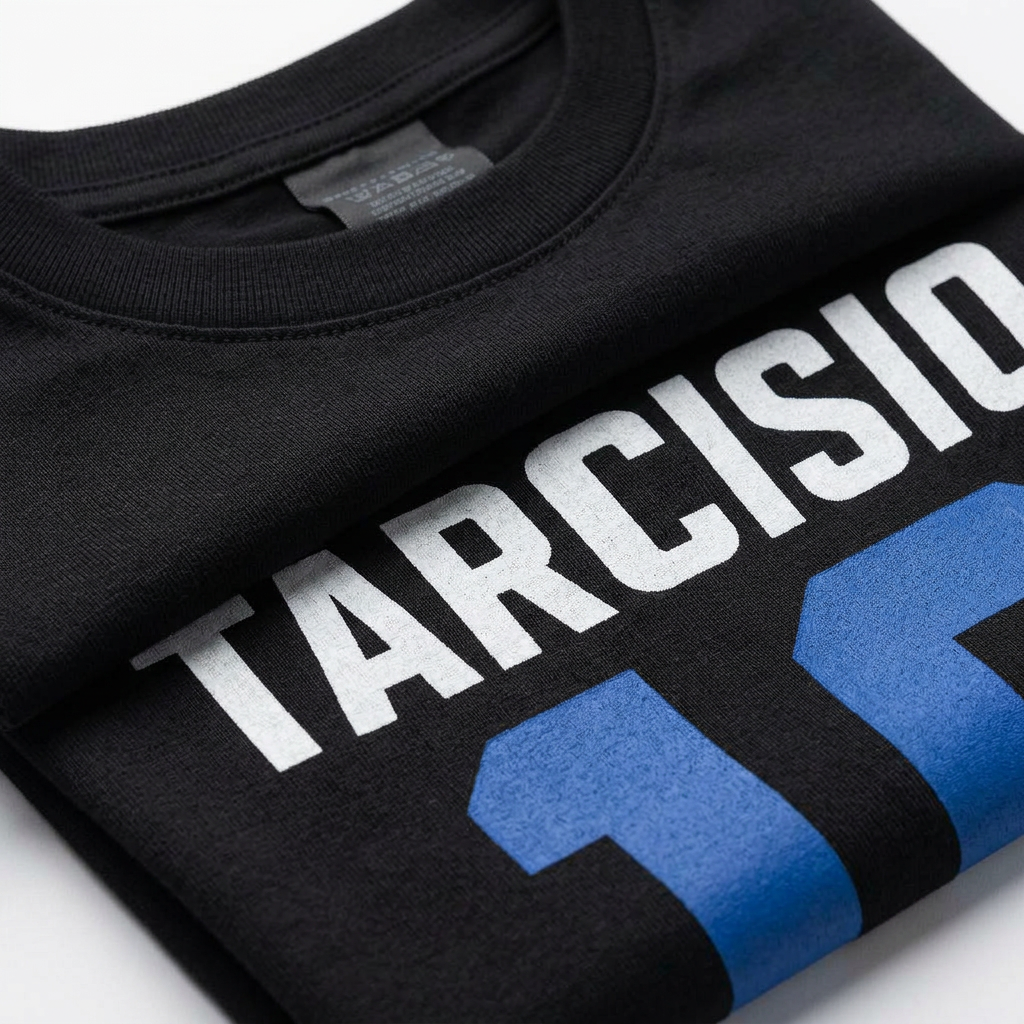 Camiseta Tarcísio 10 Preta Preta - foto 3